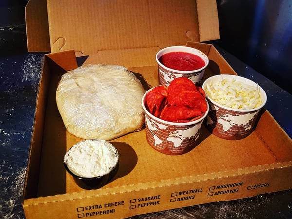 Mountain Slice Cafe and Creamery pizza kit