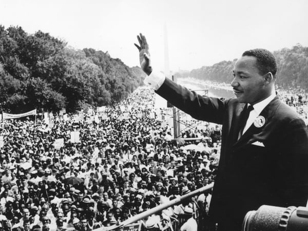 Martin Luther King Jr. in Washington, DC.