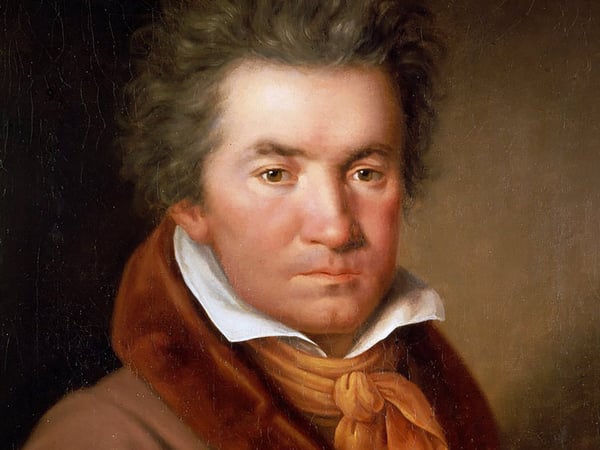 Beethoven (c. 1815) by Joseph Willibrord Mähler