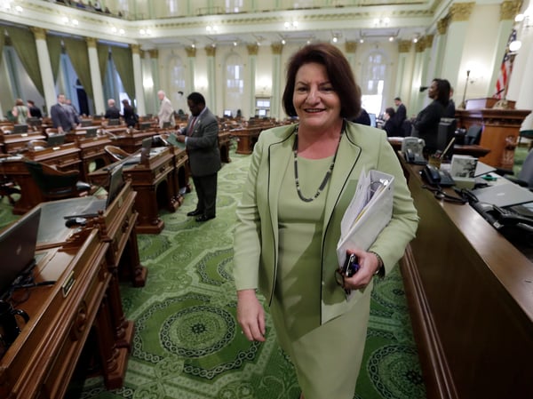 Senate President pro Tem Toni Atkins.