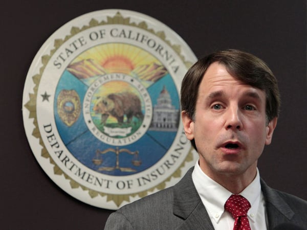 State Insurance Commissioner Dave Jones calls for Anthem Blue Cross Life and Health Insurance Co., to reduce it's planned rate increase on small group major medical policyholders during a news conference in Sacramento, Calif., Tuesday, Jan. 8, 2013.