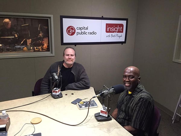 Mitch Goldstein (left) and Albert Mazibuku (right)