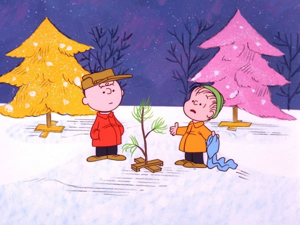 In this promotional image provided by ABC TV, Charlie Brown and Linus appear in a scene from "A Charlie Brown Christmas.
