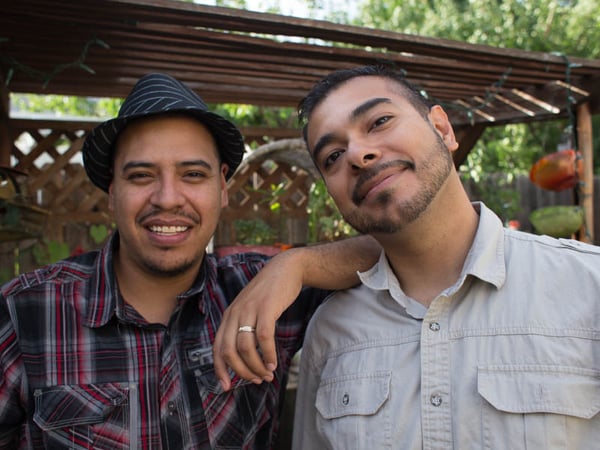 Juan Morales-Guillen and his husband, Chris Guillen, live in Sacramento with their many pets.  Chris and Juan's 2013 marriage was the last step in Juan's 24-year journey out of the shadows.  