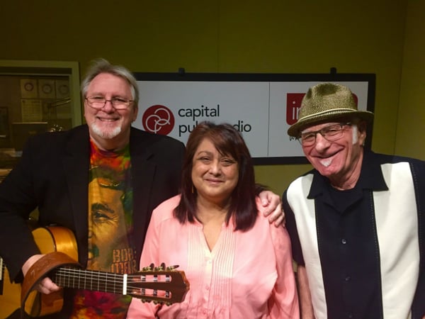 Left to right: Steve Homan, Francesca Homan, Tony Day