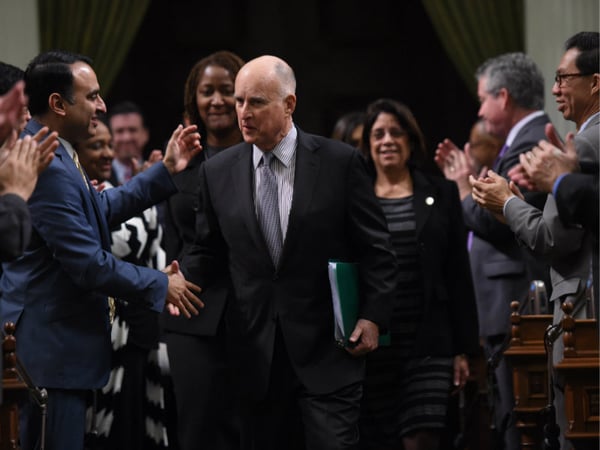 Gov. Jerry Brown delivered his annual State of the State speech on Jan. 24, 2017.