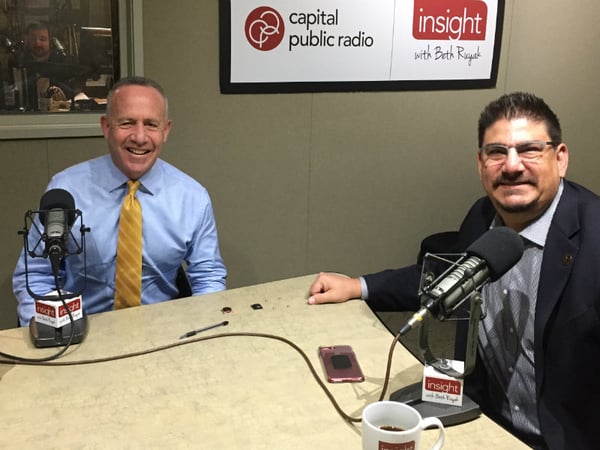 Sacramento Mayor Darrell Steinberg and District 1 Supervisor Phil Serna.