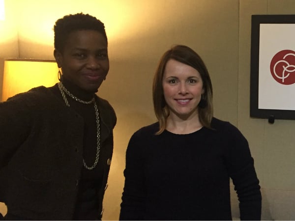 Crocker Museum communications director Christine Calvin and education director Stacey Shelnut-Hendrick.