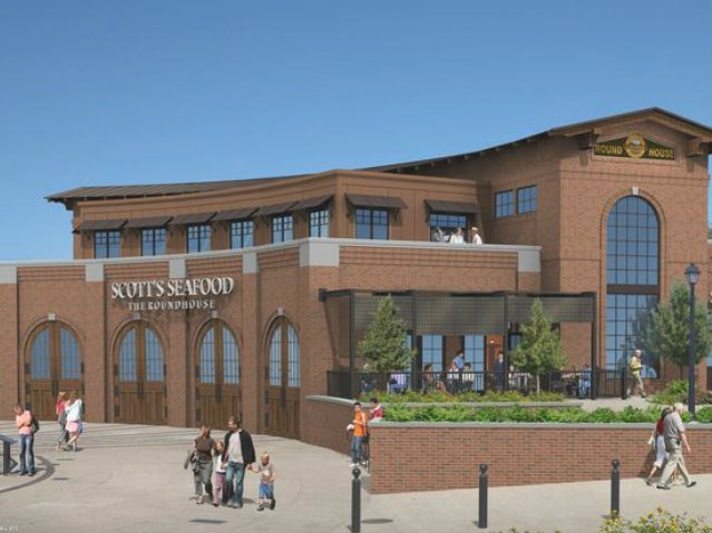 An artist's rendering of the Roundhouse in Folsom.