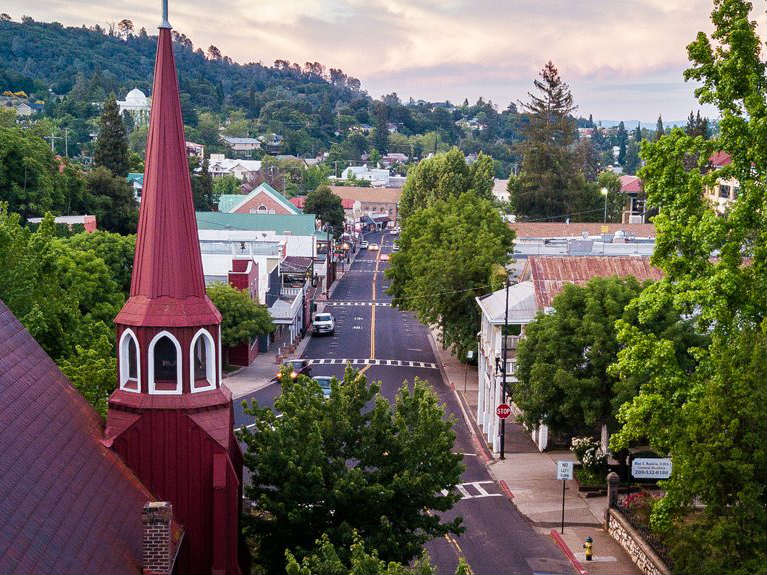 Downtown Sonora in Tuolumne County.