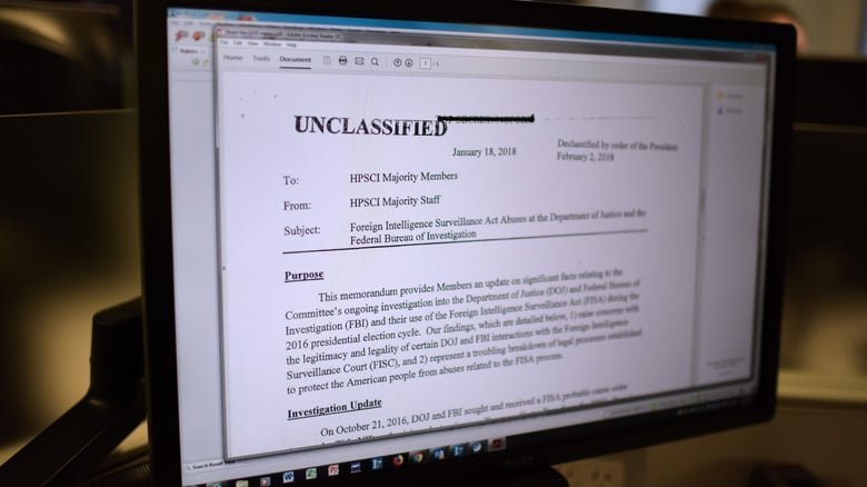 The Republican memo released by Congress alleges improper surveillance against President Trump's 2016 campaign.