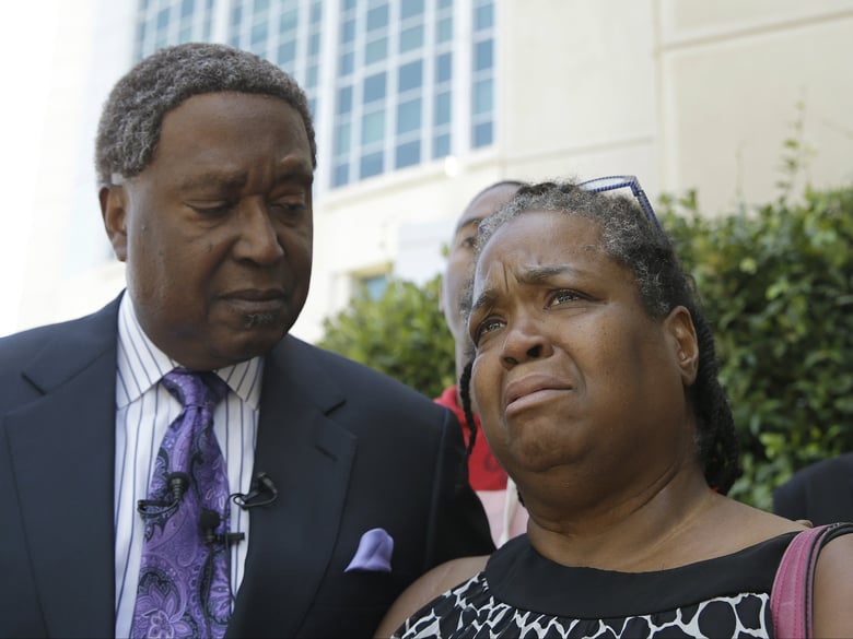 Brigett McIntyre discusses the federal lawsuit filed against two Sacramento area law enforcement agencies over the 2017 shooting death of her son, Mikel McIntyre, Wednesday, June 27, 2018, in Sacramento