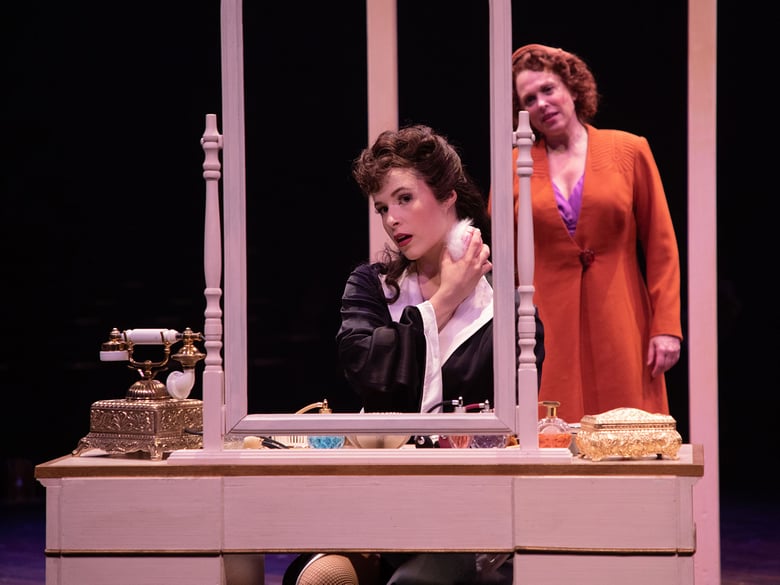 Austen Danielle Bohmer as Louise and Carolee Carmello as Rose in "Gypsy," produced by Broadway At Music Circus at the Wells Fargo Pavilion July 24-29.