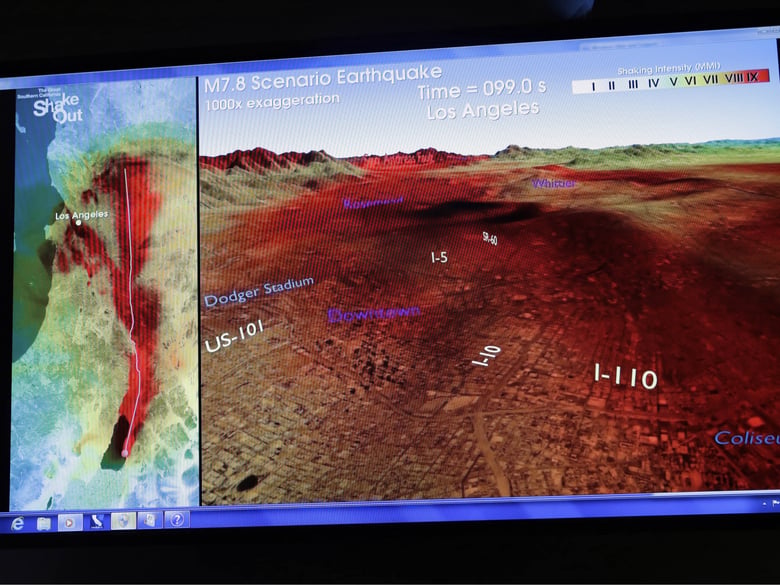 This Jan. 28, 2012 file photo shows a computer-generated graphic displayed at a news conference at the California Institute of Technology in Pasadena, Calif.