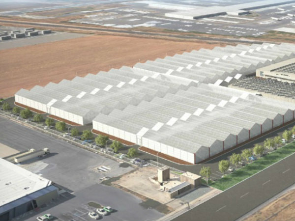 An artist rendering of the proposed cannabis campus at 8280 Elder Creek Road in southeast Sacramento.