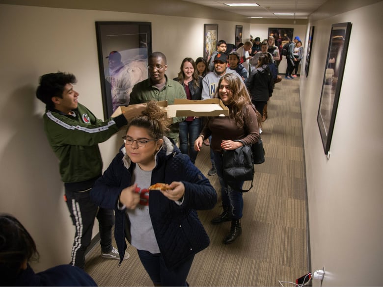 Some voters waited hours to vote with provisional ballots at Modoc Hall on the CSUS campus.