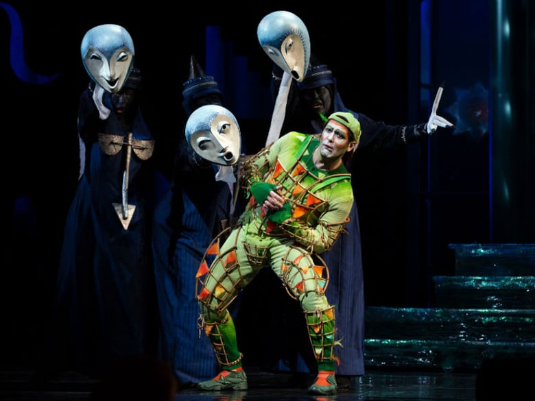 Nathan Gunn as Papageno in Mozart's "The Magic Flute." Photo by Marty Sohl/Metropolitan Opera.