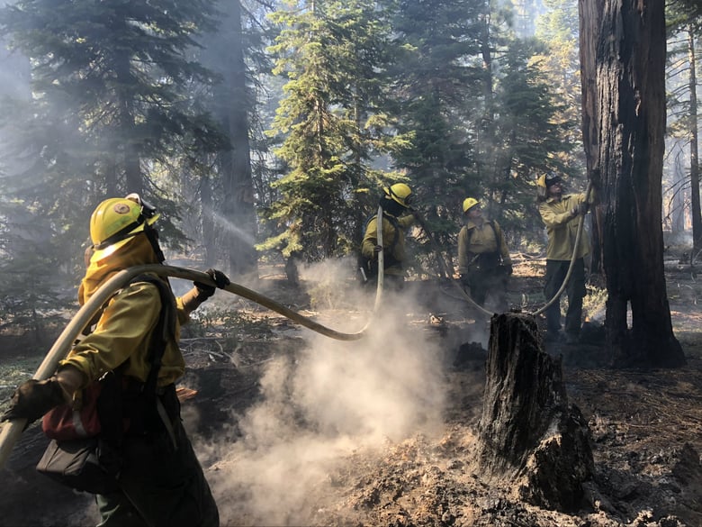 Weather dictates when a prescribed burn can happen and in some cases how long it can burn. In this situation a wind event was supposed to take place so crews put out the fire on its perimeter to make sure it won’t spread as winds begin to pick up.