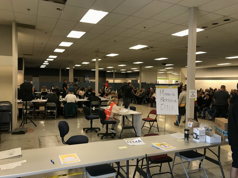 The Federal Emergency Management Agency has set up a massive resource center inside the old Sears in the Chico Mall where Camp Fire evacuees can seek assistance.