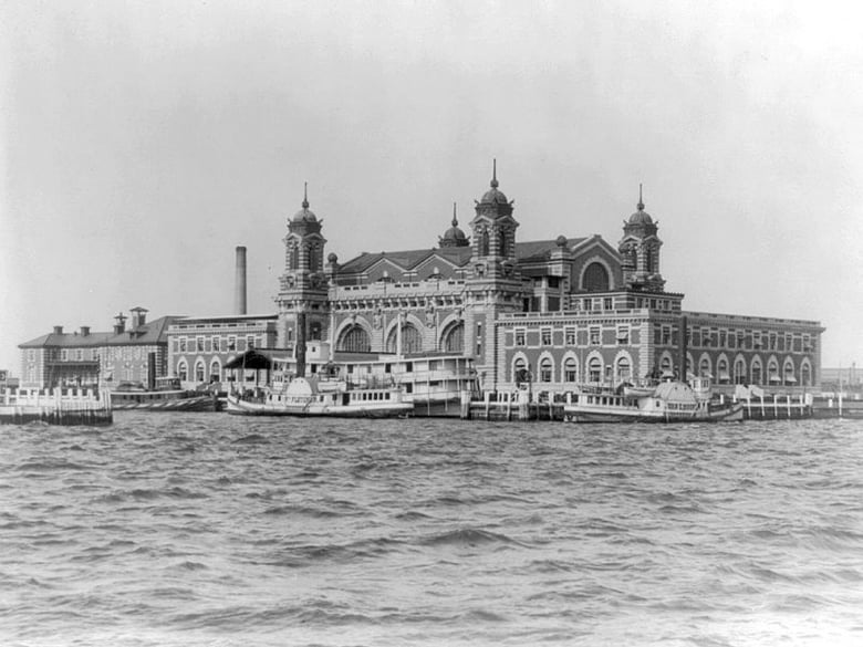 Ellis Island in 1905. Source: Library of Congress