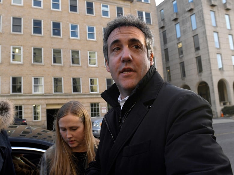 Michael Cohen, President Donald Trump's former personal attorney, leaves Capitol Hill in Washington, Thursday, Feb. 21, 2019.