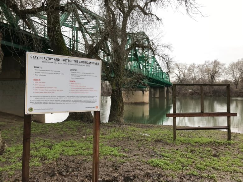 Bike paths are being blocked into discovery Park even though water levels have not risen yet. But Sacramento county officials expect them to.