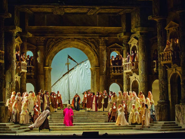 A scene from Mozart's "La Clemenza di Tito." Photo: Ken Howard/Met Opera
