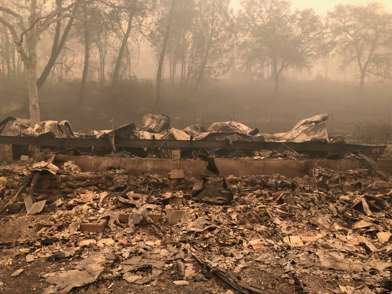 Cari Phipps' home in Butte Creek Canyon was destroyed in the Camp Fire.