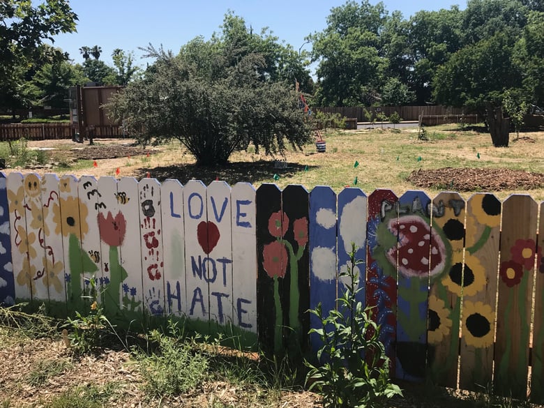 The Oak Park Art Garden is a formerly vacant lot at the corner of Martin Luther King, Jr. Boulevard and 12th Avenue in the Oak Park neighborhood of Sacramento.