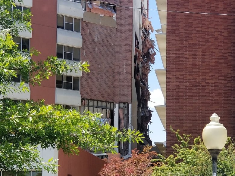 There was an explosion Friday at the University of Nevada-Reno's Argenta Hall dormitory.