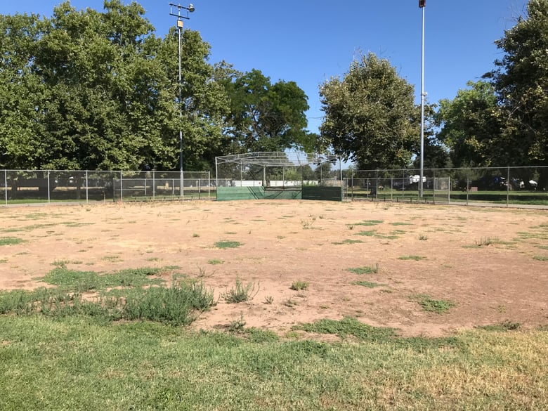 This baseball field at the Robertson Community Center in Del Paso Heights will get an update as part of a new sports complex.