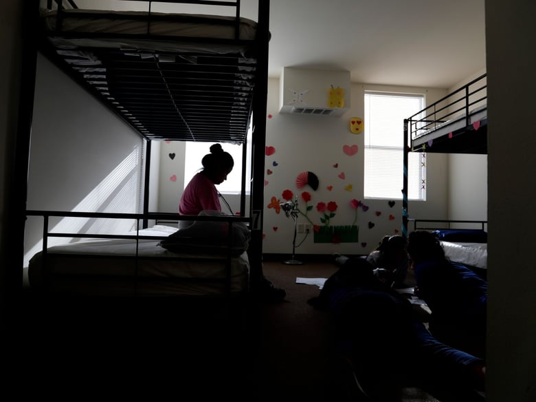 Decorations cover the walls the the rooms of immigrants at the U.S. government's government's newest holding center for migrant children in Carrizo Springs, Texas, Tuesday, July 9, 2019.