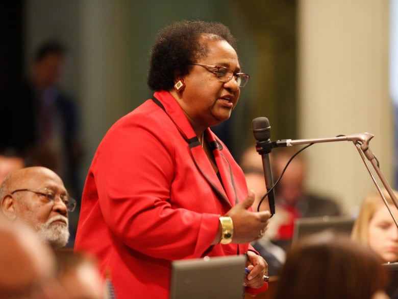 Assemblywoman Shirley Weber says oversight is needed to help close the achievement gap, not to “micromanage” schools.