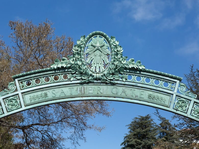 Entrance to UC Berkeley on September 6, 2019.