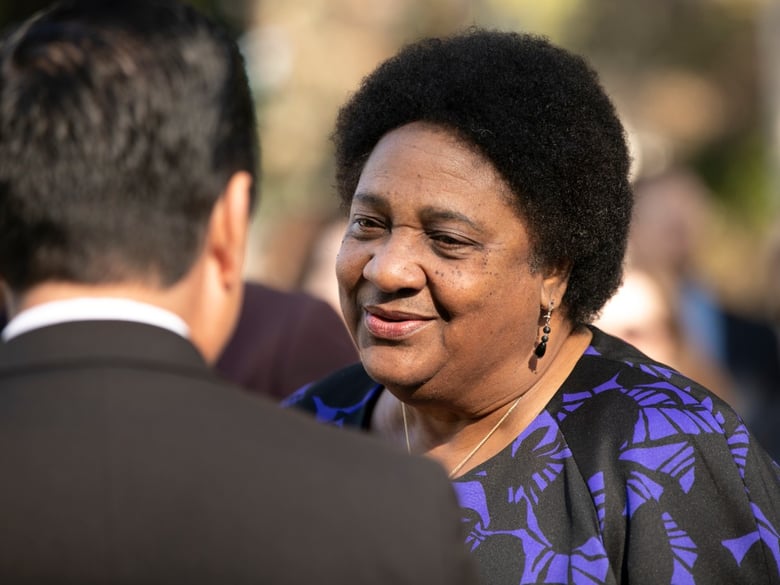 Assemblywoman Shirley Weber, shown here on opening day of the 2020 legislative session, says her caucus’ nonprofit will accept donations from anyone who “wants to help.”