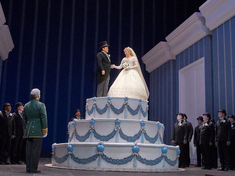 A scene from Rossini's "La Cenerentola." Photo: Ken Howard/Metropolitan Opera
