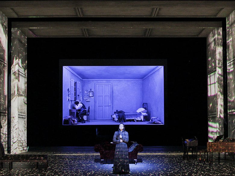 A scene from Massenet's "Werther." Photo: Marty Sohl/Met Opera