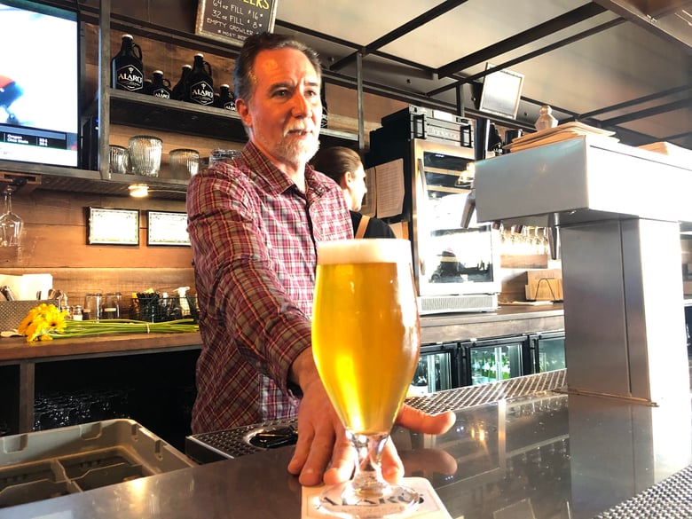 Businesses across the Sacramento region are feeling the impact of COVID-19. Ray Ballestero, who owns Alaro Craft Brewery in Midtown Sacramento, says he's seeing fewer customers come in because of the virus, but people are buying more beer to go.