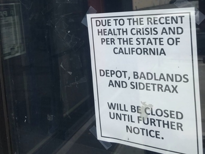 The Depot, Badlands, Faces and other bars and nightclubs in the heart of Midtown Sacramento are closed because of the coronavirus outbreak.