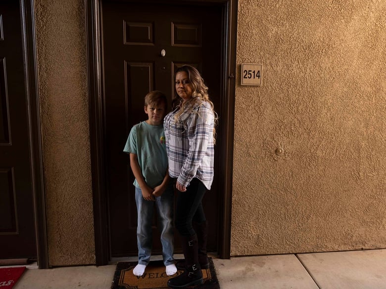 Teresa Trabucco is a waitress and can only work weekends when her son isn’t in class. She’s falling behind on rent and considering moving out of state.
