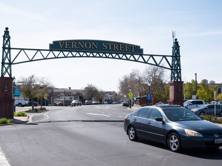 Vernon Street in Roseville, Calif. on March 5, 2020.