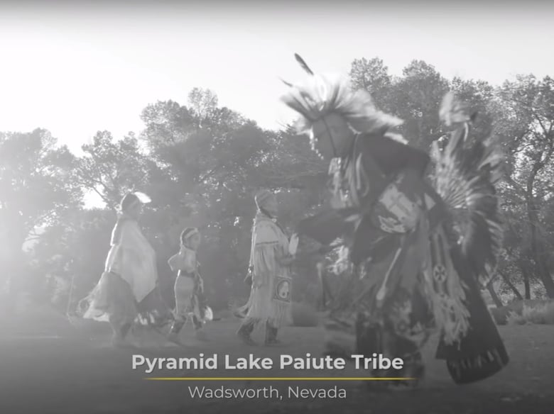 Pyramid Lake Paiute Tribe who appear in Peter Gabriel's video remake of "Biko.”
