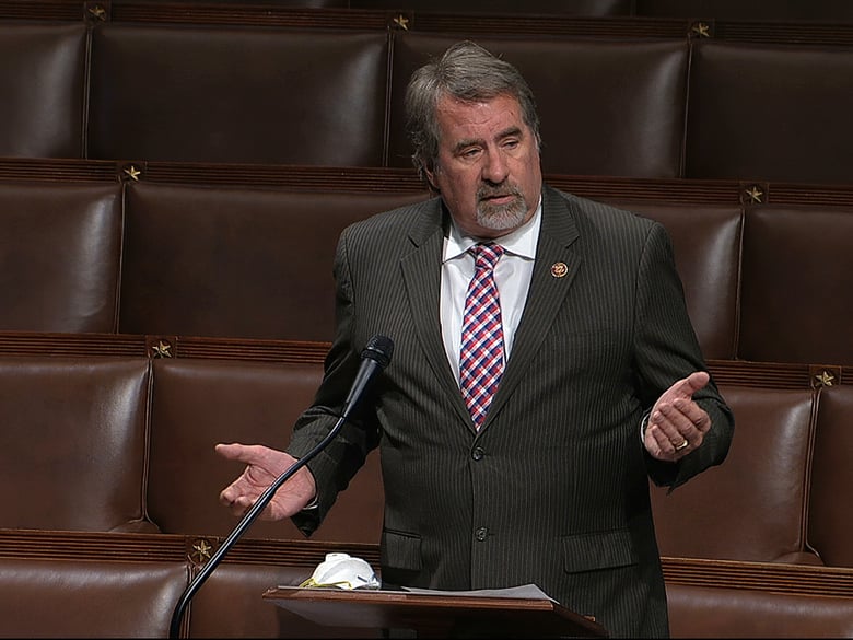In this image from video, Rep. Doug LaMalfa. R-Calif., speaks on the floor of the House of Representatives at the U.S. Capitol in Washington, Thursday, April 23, 2020. In this image from video, Rep. Doug LaMalfa. R-Calif., speaks on the floor of the House of Representatives at the U.S. Capitol in Washington, Thursday, April 23, 2020.