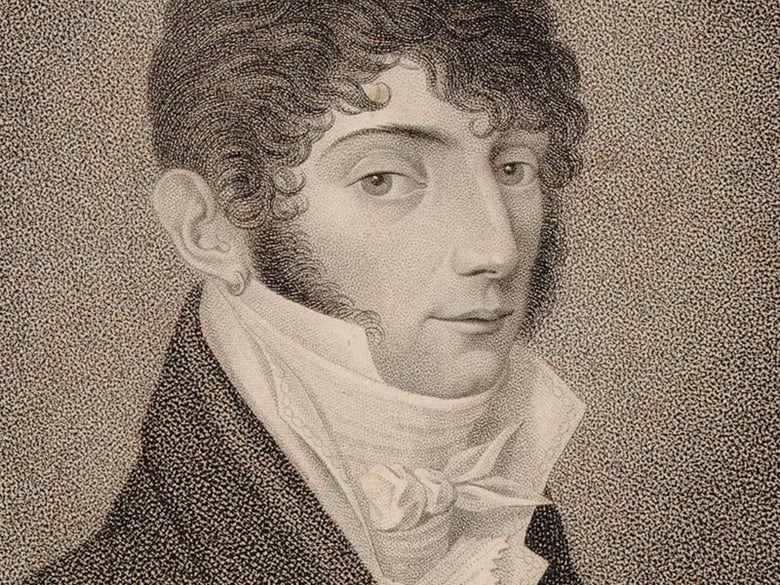 Composer and guitarist Mauro Giuliani (1781-1829)