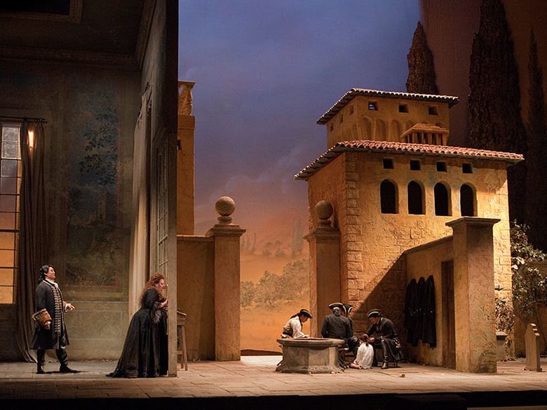 A scene in Handel's "Rodelinda." Photo: Ken Howard/Metropolitan Opera