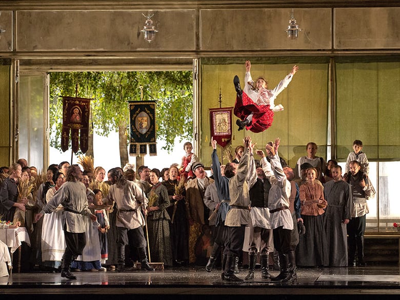 A scene from Act I of Tchaikovsky's "Eugene Onegin." Photo: Ken Howard/Metropolitan Opera