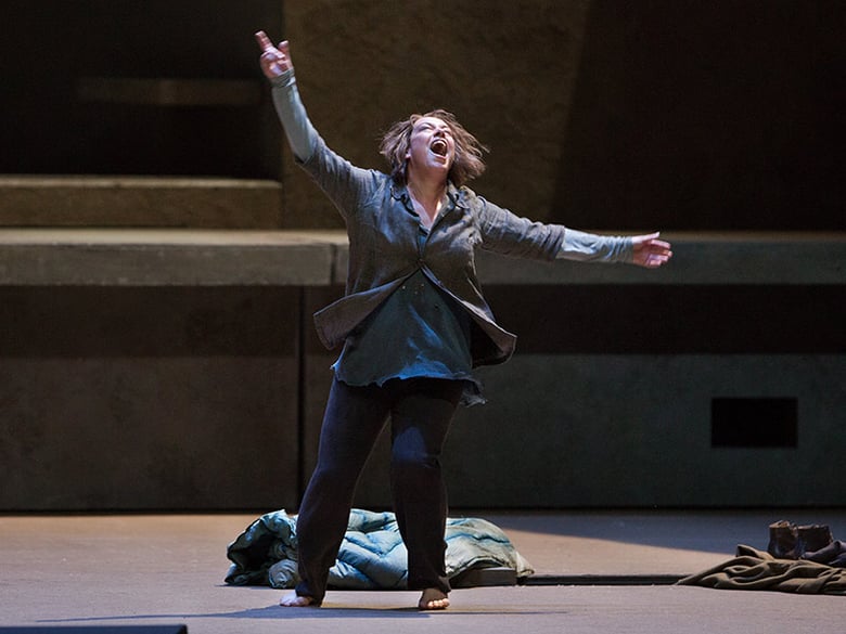 Nina Stemme in the title role of Richard Strauss's “Elektra.” Photo: Marty Sohl/Met Opera