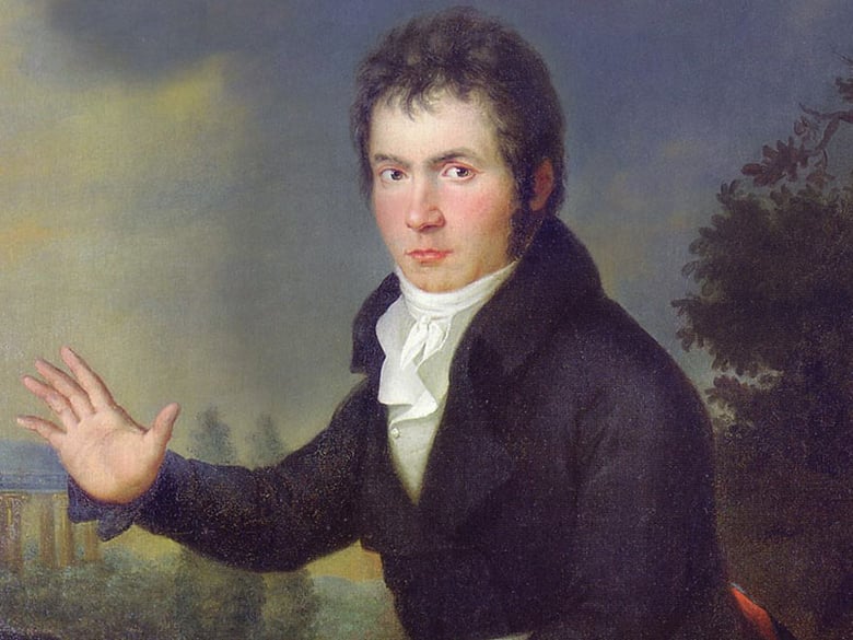 Beethoven in 1805 by Joseph Willibrord Mähler
