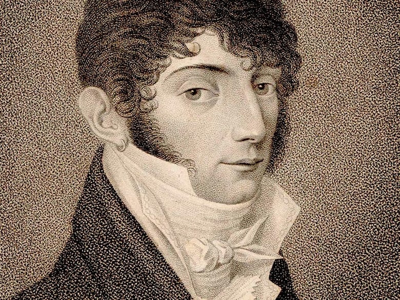 Guitarist and composer Mauro Giuliani (1781-1829)