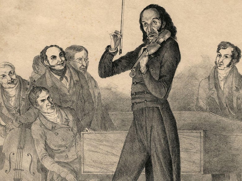 Niccolò Paganini in an 1831 illustration